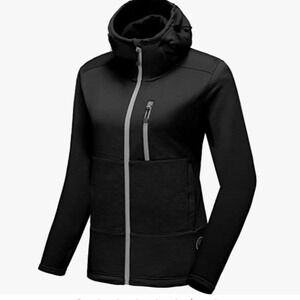 NWOT! Women’s Little Donkey Black fleece lined jacket XS